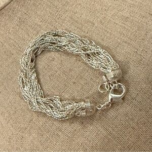 Nine West Silver Multi-Strand Bracelet